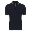 Classic Contrast Polo Navy Gold